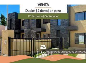PH · 160m² · 3 Ambientes · 1 Cochera · Venta Duplex en Pozo 2 Dorm. con Cochera | Barrio Perticone | Centenario