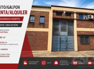Depósito · 187m² · 5 Ambientes · 2 Cocheras · Galpón | 4 Ambientes | Doble Ingreso Altura | Zona Industrial | Cochera | Ituzaingó Norte