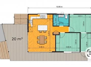 Casa · 60m² · 3 Ambientes · Venta Casa de Pozo Luz del Pilar con Financiación
