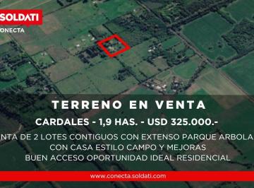 Casa · 1157m² · Venta Chacra Casa Quinta Estilo Campo, Pileta, Galpon, Casa de Caseros, Boxes, 18.973 m² en Cardales