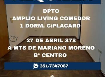 Departamento de 3 ambientes, Córdoba · Dpto en Alquiler B° Centro a m de Mariano Moreno