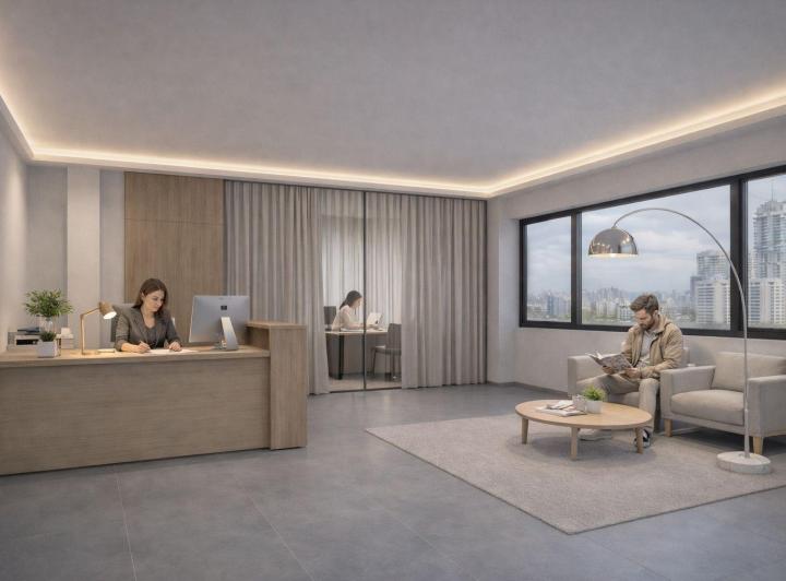 Oficina comercial · 73m² · 1 Ambiente · 1 Cochera