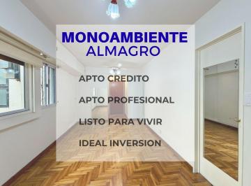 Departamento · 27m² · 1 Ambiente · Monoambiente Almagro Apto Credito Listo Para Vivir