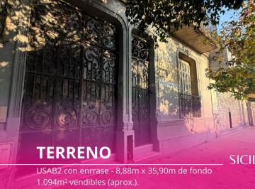 Terreno · 319m² · Terreno - Villa Crespo - Usab 2 - 8,88 m X 35,90 m de Fondo - 319,2 m²