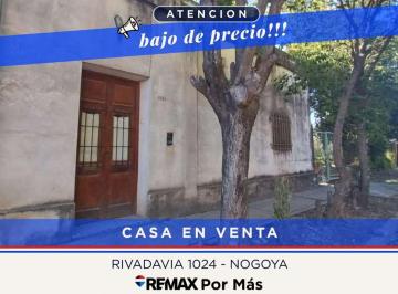Casa · 95m² · 4 Ambientes · 1 Cochera · Casa a Refaccionar y Gran Terreno en Nogoyá