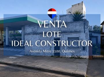 Terreno · 246m² · Venta Lote Sobre Av Ideal Constructor