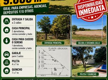 Terreno de 3 ambientes, Timbúes · Excelente Predio Ideal Empresa
