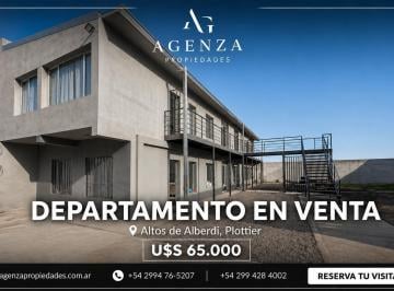 Departamento · 40m² · 2 Ambientes · 3 Cocheras · Departamentos de 1 Dorm. Altos de Alberdi, Plottier