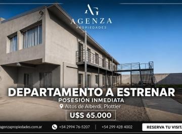 Departamento · 33m² · 2 Ambientes · Departamentos de 1 Dorm. Altos de Alberdi, Plottier