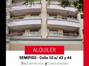 Departamento de 3 ambientes, La Plata · Increible Semipiso en Alquiler Dos Dorm - Zona Centro La Plata - a m de Plaza Paso