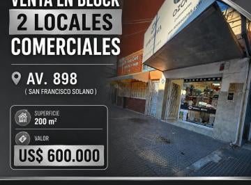 Local comercial , Quilmes · Venta en Block - 2 Locales Comerciales