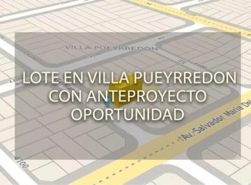 Terreno · 305m² · Venta Lote en Villa Pueyrredon Canje con m