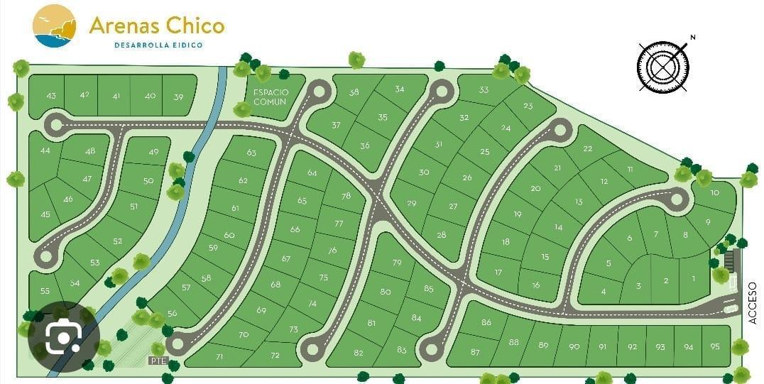 Lote N° 94 de 606,45 metros² en Barrio Privado Arenas Chico