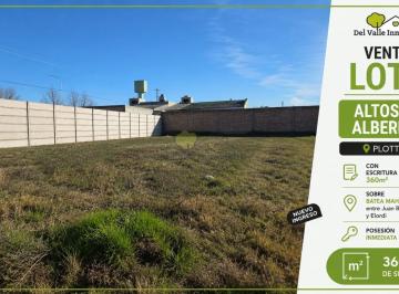 Terreno · 360m² · Terreno en Altos Alberdi 2, Plottier