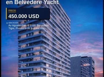 Departamento de 3 ambientes, Tigre · Venta Departamento Premium 3 Ambientes a Estrenar en Belvedere Yacht con Cochera y Pileta