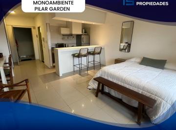 Departamento · 31m² · 1 Ambiente · 1 Cochera · Pilar Garden Departamento en Venta - Cuan Propiedades