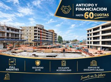 Departamento · 53m² · 2 Ambientes · 1 Cochera · Venta Departamento a Estrenar 2 Ambientes San Isidro Palmera Campus, Balcon, Cochera Financiacion