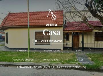 Casa · 200m² · 3 Ambientes · 2 Cocheras · Casa - Villa de Mayo