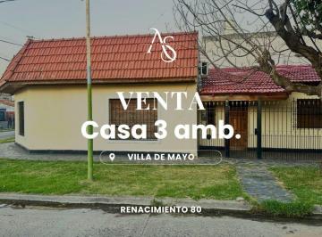 Casa · 200m² · 3 Ambientes · 2 Cocheras · Casa - Villa de Mayo