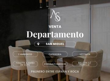 Departamento · 58m² · 2 Ambientes · Departamento - San Miguel
