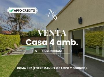 Casa · 360m² · 5 Ambientes · 1 Cochera · Casa - Hurlingham
