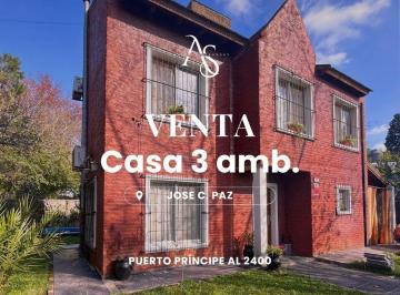 Casa · 300m² · 3 Ambientes · 2 Cocheras · Casa en Jose Clemente Paz