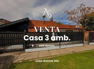 Casa · 75m² · 3 Ambientes · 1 Cochera · Casa - San Miguel