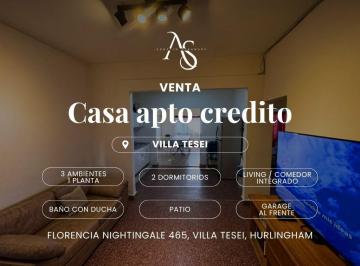 Casa · 366m² · 3 Ambientes · 2 Cocheras · Casa en Venta - Apto Credito - en Villa Tesei Hurlingham