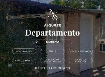 Departamento · 27m² · 1 Ambiente · Departamento en Alquiler en Moreno