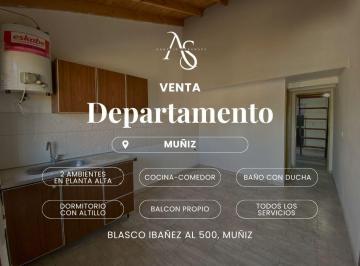 Departamento · 24m² · 2 Ambientes · Departamento en Muñiz 2 Ambientes