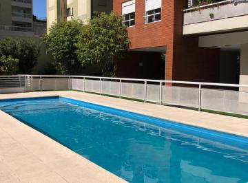 Departamento · 57m² · 3 Ambientes · 1 Cochera · Edificio con Pileta, Jardin y Sum, Vigilancia 24 Horas, Medios de Transporte a Todos Lados, Balco