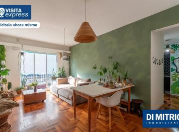Living Comedor · Flores Depto 4 Amb Balcon Corrido y 3 Dorm.