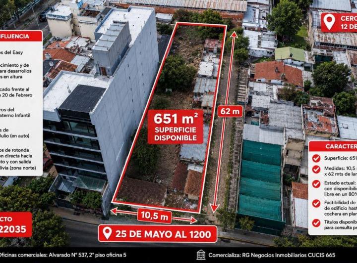 Terreno · 50m²