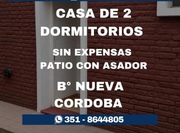 Casa de 3 ambientes, Córdoba · Casa de 2 Dorm. en Alquiler | Nueva Córdoba | Sin Expensas