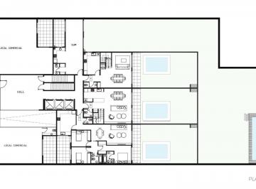 Local comercial · 124m² · 1 Ambiente · Local en Colegiales. en Pozo. Venta