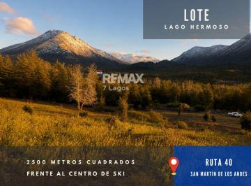 Terreno · 2500m² · Lote 2500 m² Frente Al Centro de Ski, Ruta 7 Lagos
