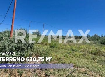 Terreno · 631m² · Venta Terreno 630,75 m² Villa San Isidro, Rio Negro
