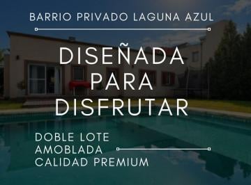 Casa · 125m² · 4 Ambientes · 2 Cocheras · Casa Doble Lote Amoblada Laguna Azul Apto Credito