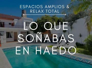 Casa · 294m² · 5 Ambientes · 2 Cocheras · Casa Haedo Jardin Pileta Apto Credito Permuta