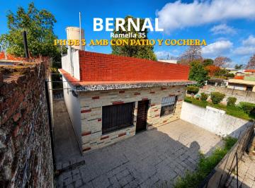 PH · 63m² · 3 Ambientes · 1 Cochera · Venta PH de 3 Amb con Patio y Cochera en Bernal