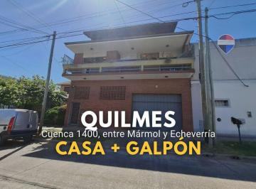 Casa · 514m² · 7 Ambientes · 5 Cocheras · Venta Casa, Galpon, Quincho en Quilmes Este
