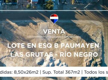 Terreno · 367m² · Venta Lote en Esquina Las Grutas