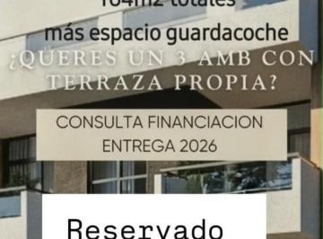 Departamento · 85m² · 3 Ambientes · 1 Cochera · Departamento en Venta de 3 Ambientes con Patio y Cochera en Villa Urquiza Caba a Estrenar
