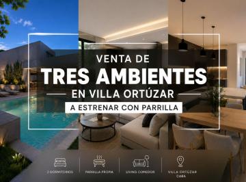 Departamento · 56m² · 3 Ambientes · Venta Departamento 3 Ambientes a Estrenar Ortuzar