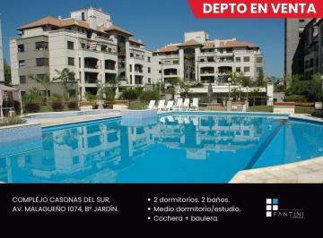 Departamento · 70m² · 5 Ambientes · 1 Cochera · Casonas del Sur. 2 Dorm y Medio. Cochera. Posesión Inmediata. Pileta. Guardia 24