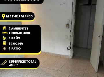 Departamento · 37m² · 2 Ambientes · Departamento en Parque Patricios