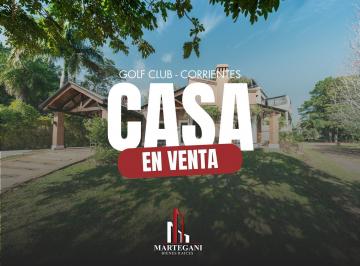 Casa · 199m² · 3 Ambientes · 2 Cocheras · Venta Casa Golf Club Corrientes, 2 Lotes, Frente Al Hoyo 10, Pileta y Quincho