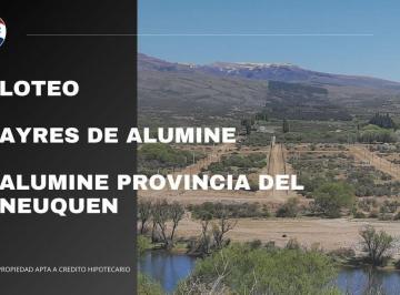Terreno · 525m² · Venta Terreno Alumine - Loteo Ayres de Alumine