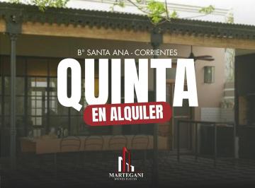 Casa · 1305m² · 4 Ambientes · Alquiler Casa Quinta Estilo Colonial en Barrio Buena Vista, Santa Ana, Corrientes