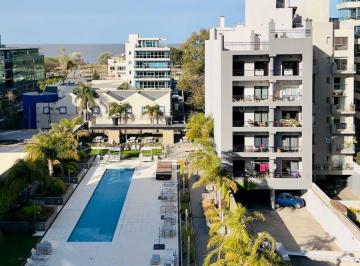 Departamento · 53m² · 2 Ambientes · 1 Cochera · Departamento 2 Amb Amueblado en Alquiler, Vista Al Rio, wave Libertador